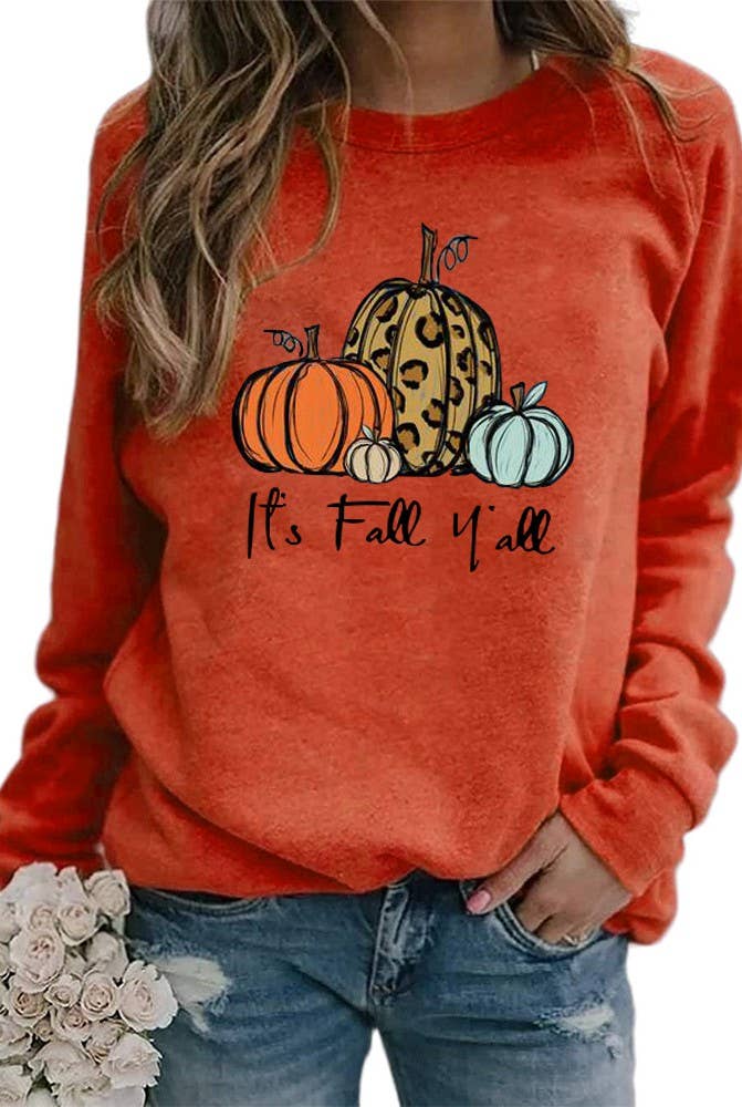 Halloween Pumpkin Pullover Sweatshirt