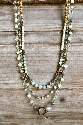 Dylan Designs - Justina Necklace: Imperial Jasper