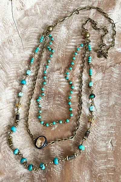 Dylan Designs - Justina Necklace: Imperial Jasper