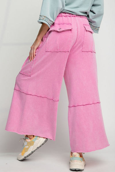Feeling Good Utility Wide Leg Terry Pants