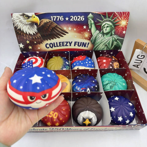 Liberty America 250 USA Squishy Dumpling Fidget Toy