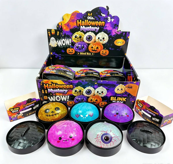 Halloween Glitter Jelly Bun Squishy Blind Box