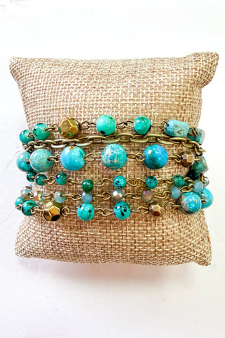 Dylan Designs - Flory Bracelet - Turquoise