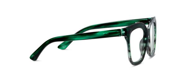 Peepers - Cleo (Blue Light): Brown Ombre Horn / Reading / 3.00