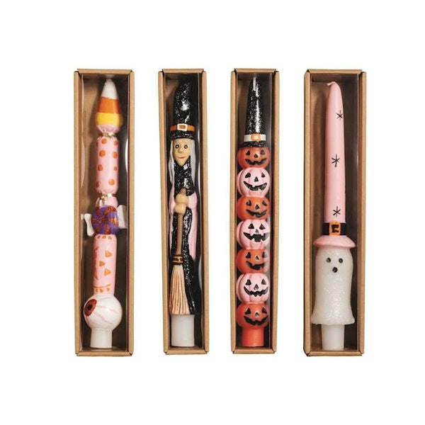 Halloween Glitter Taper Candle – Decorative Candles