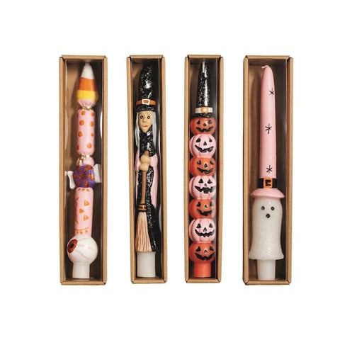 Halloween Glitter Taper Candle – Decorative Candles