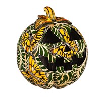 Talavera Jack-O-Lantern Pumpkin -5 DESIGNS