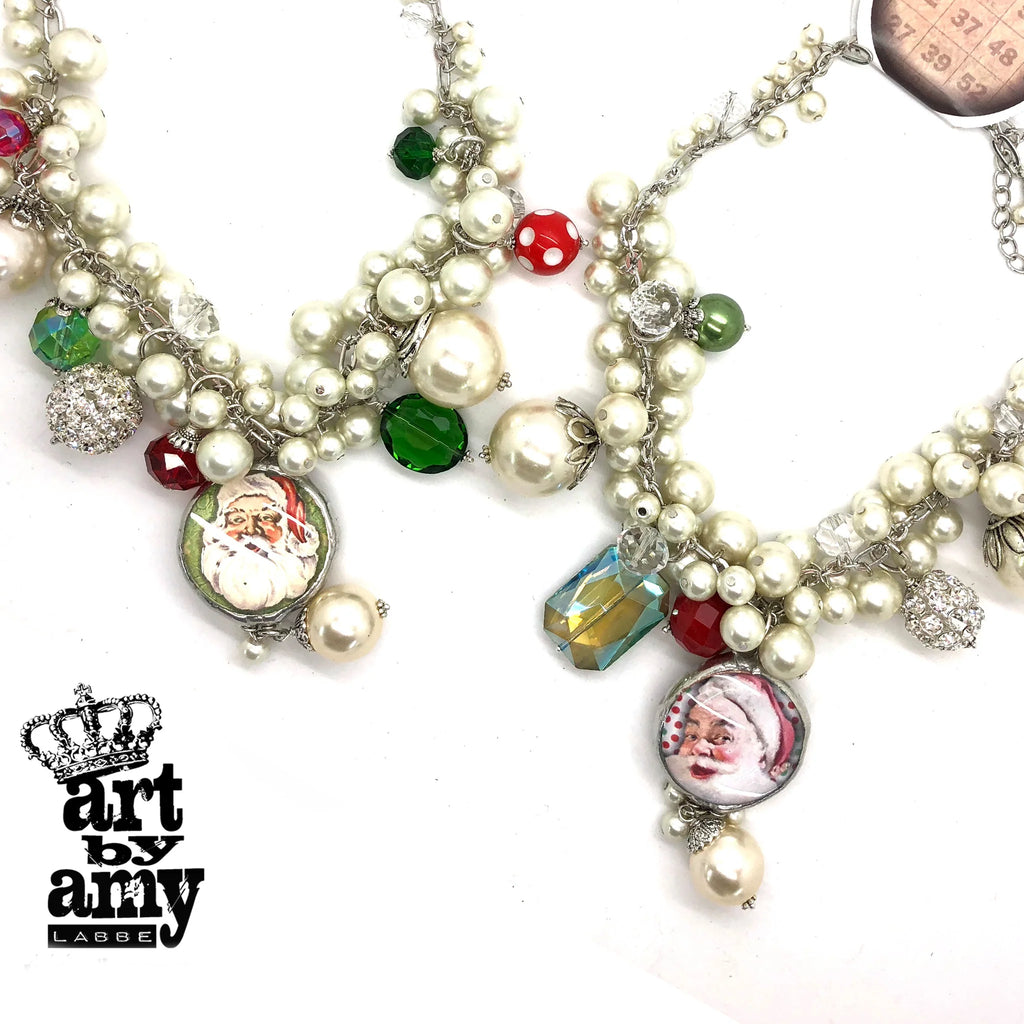 Christmas Santa ChaCha Necklace