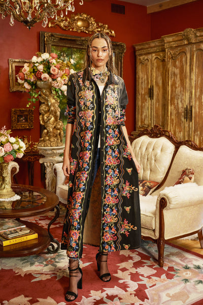 MEADOW OF FLOWERS EMBROIDERED DUSTER