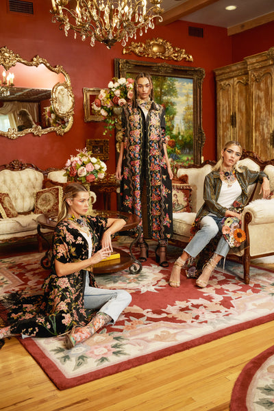 MEADOW OF FLOWERS EMBROIDERED DUSTER