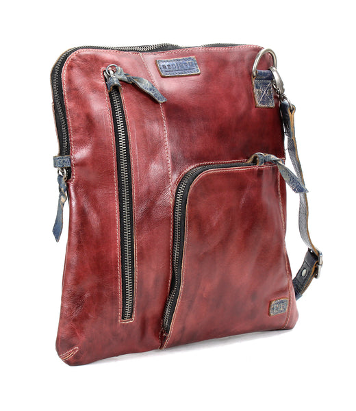 AIKEN CHERRY LACQUER RUSTIC CROSSBODY