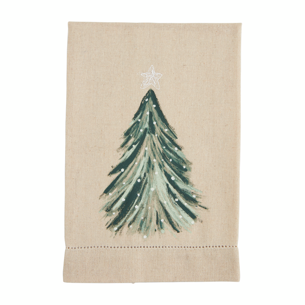 Painted Christmas Towels