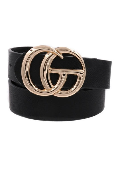 Metal Ring Belt -O/S  (2 colors)