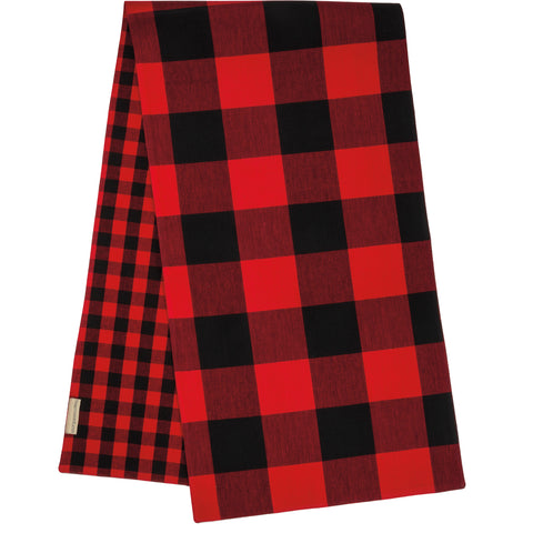 Runner - Red And Black Buffalo Check