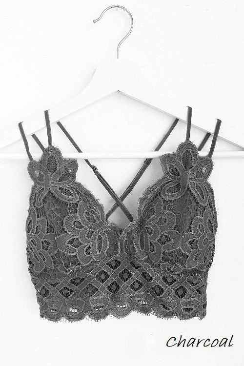 Beautiful crochet lace bralette