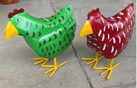 XS Metal Chickens 9" (various)
