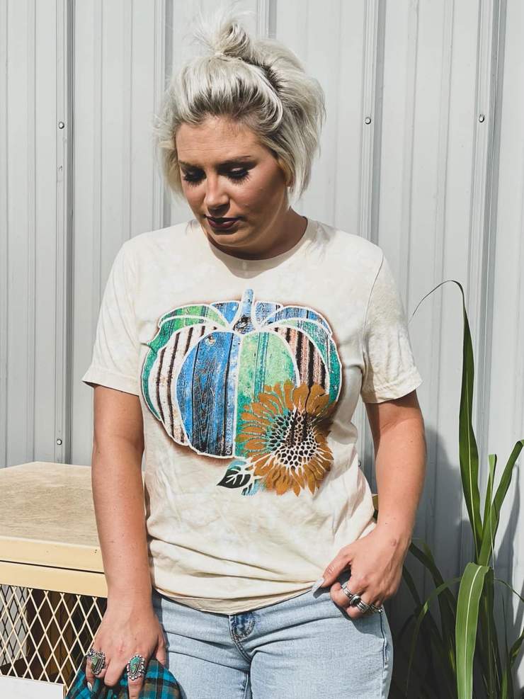 Sunflower Pumpkin Tee