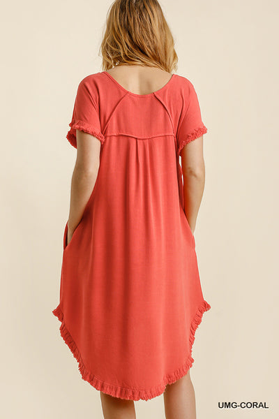 Linen Blend Pocket Dress~UMG Corral