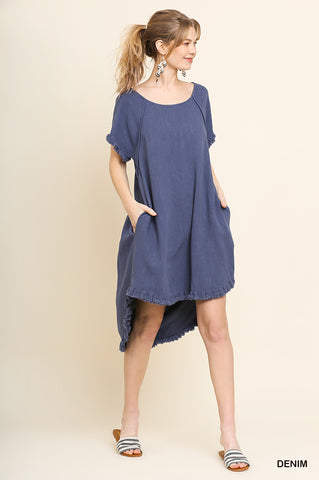 Denim Linen Dress