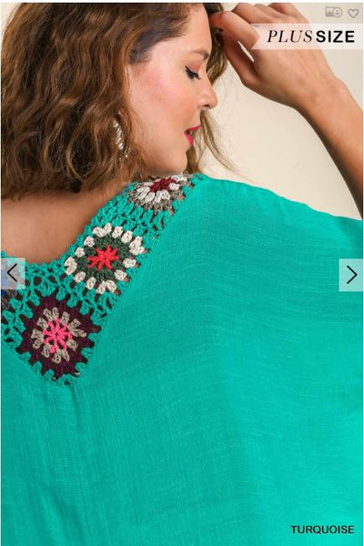 Kaftan Top with Crochet