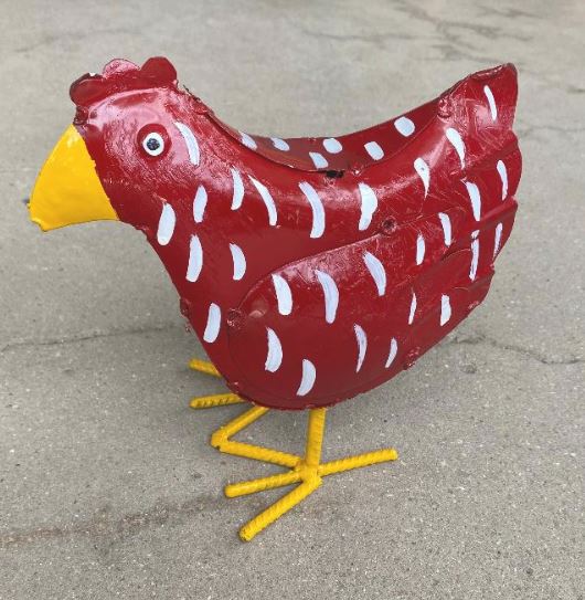 XS Metal Chickens 9" (various)