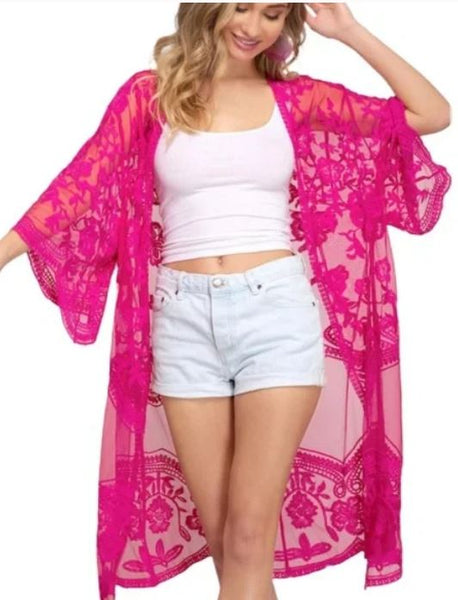 Lace Kimono  or Cover Up