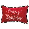 Merry Christmas Velvet Pillow