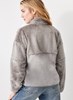 Sherpa Jacket Mock with Zip, 4 Asst.