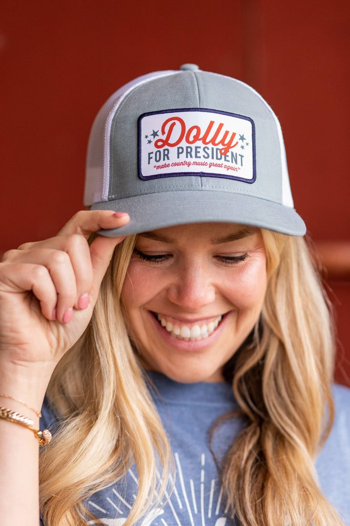 Dolly for President - Patch Trucker Hat