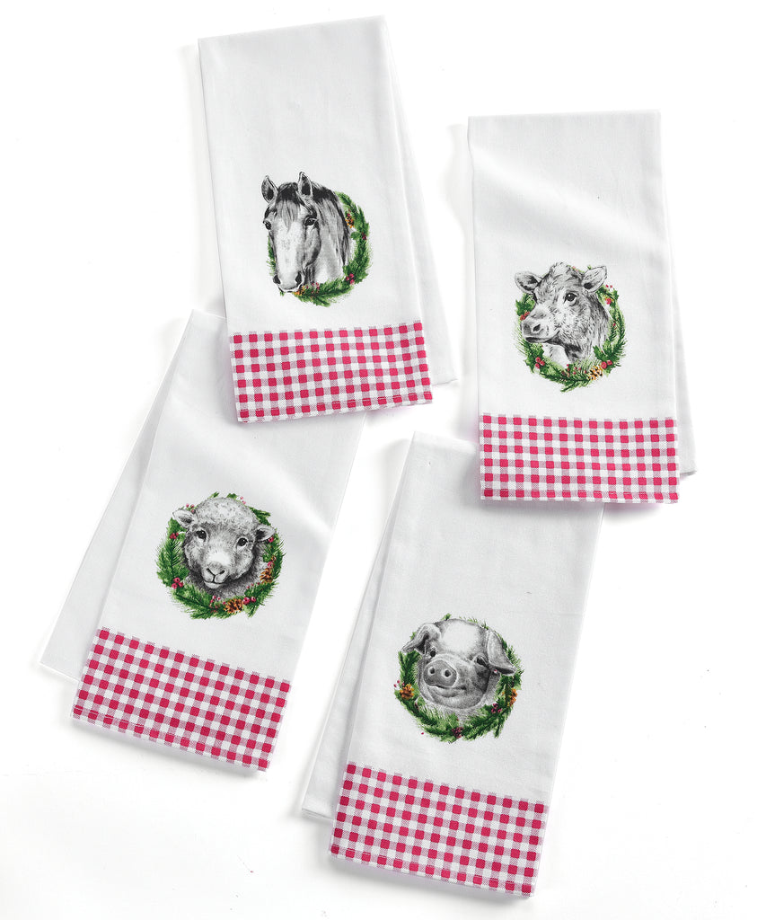 Animal Tea Towel Set