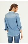 DENIM RELAXED FIT WESTERN STYLE L/S SHIRT