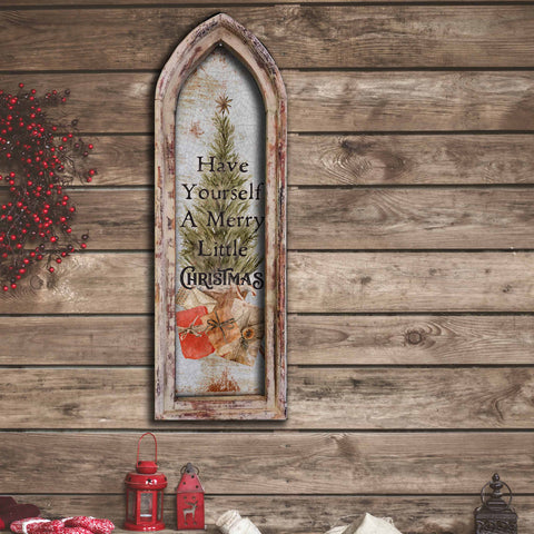 Merry Little Christmas - 12" x 36" Large Arch Artwork