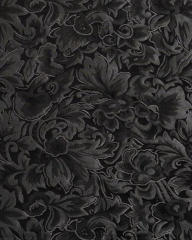 Solid Color Baroque Jacquard Silk Scarf 20"