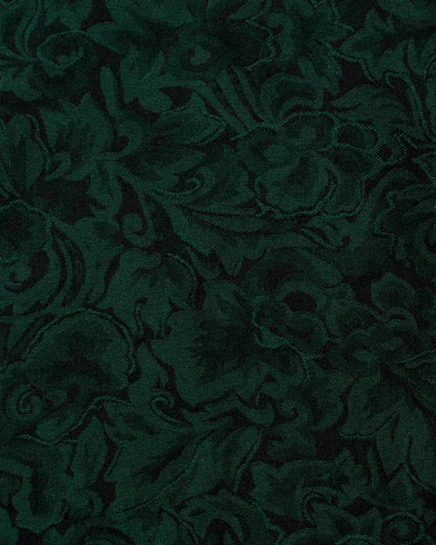 Solid Color Baroque Jacquard Silk Scarf 20"
