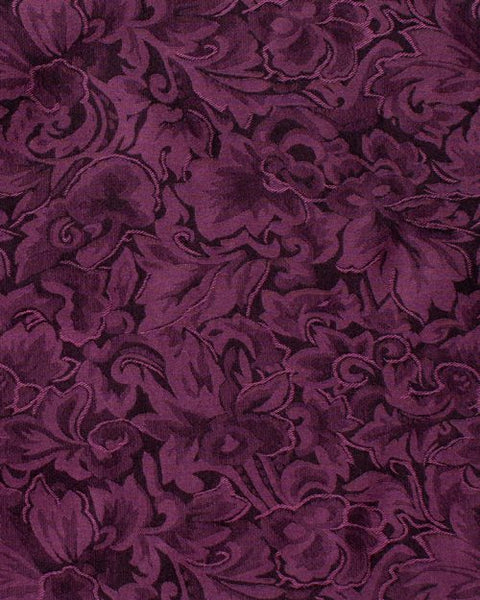 Solid Color Baroque Jacquard Silk Scarf 20"