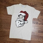 Santa Claus w/ Leopard Hat T Shirt