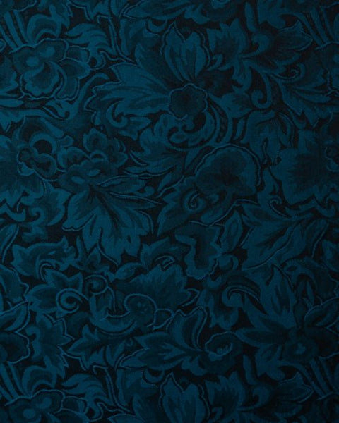 Solid Color Baroque Jacquard Silk Scarf 20"