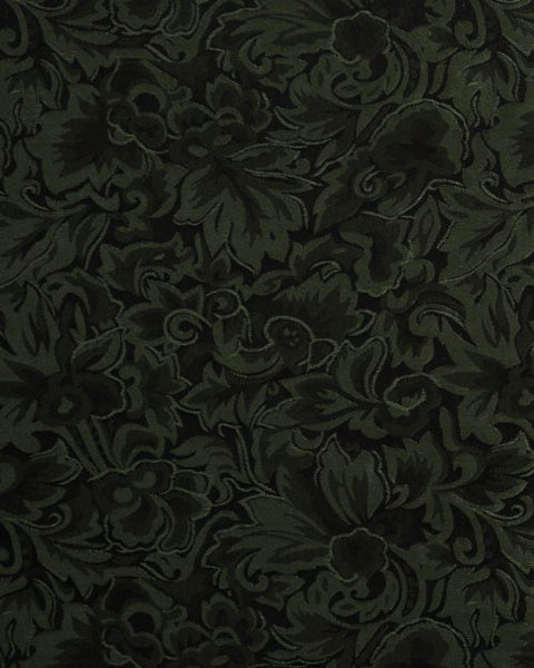 Solid Color Baroque Jacquard Silk Scarf 20"
