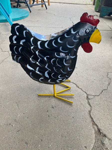 Small Metal Chickens 13"