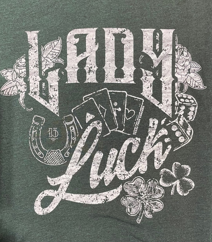 Lady Luck V-neck T-shirt