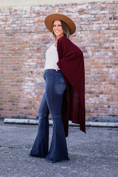 L & B Mid Wash Extreme Flare Jean