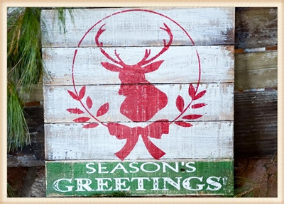 Seasons Greetings Plaque