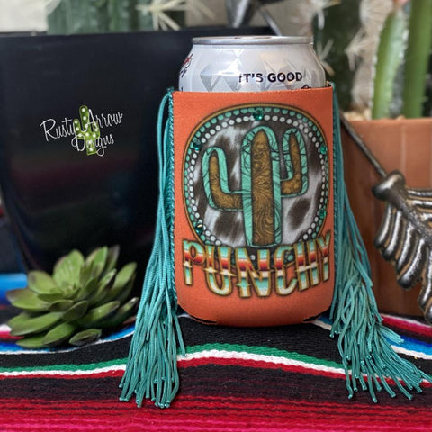 Punchy Fringe Trim 12 oz Koozie