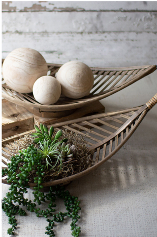 Bamboo Leaf Baskets