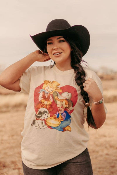 Vintage Valentine Cowboy and Cowgirl