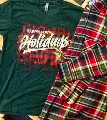 Happy Happy Holidays T Shirt