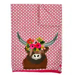 Karma Living~ Stylish Highland Cow Tea Towel