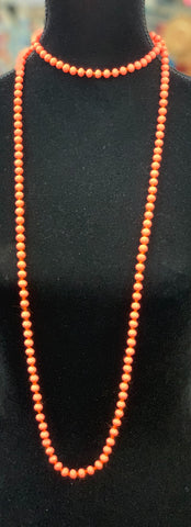 Matte Coral Beads
