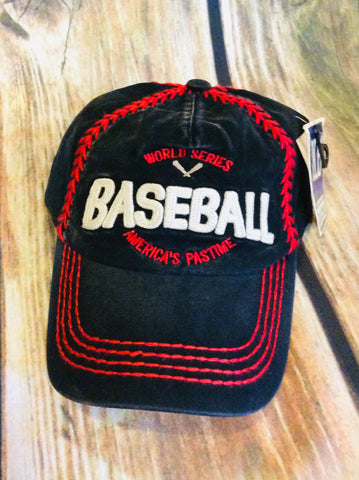 Red And Black Baseball Cap