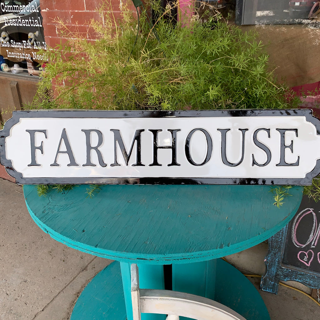 Farm House Metal Sign